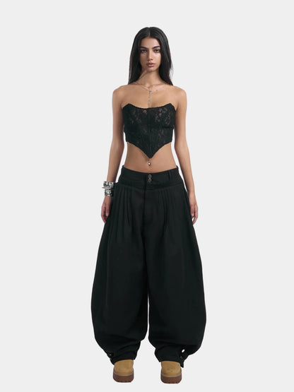 Hades Vandros Khaki Pants - Black
