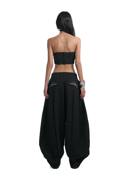 Hades Vandros Khaki Pants - Black