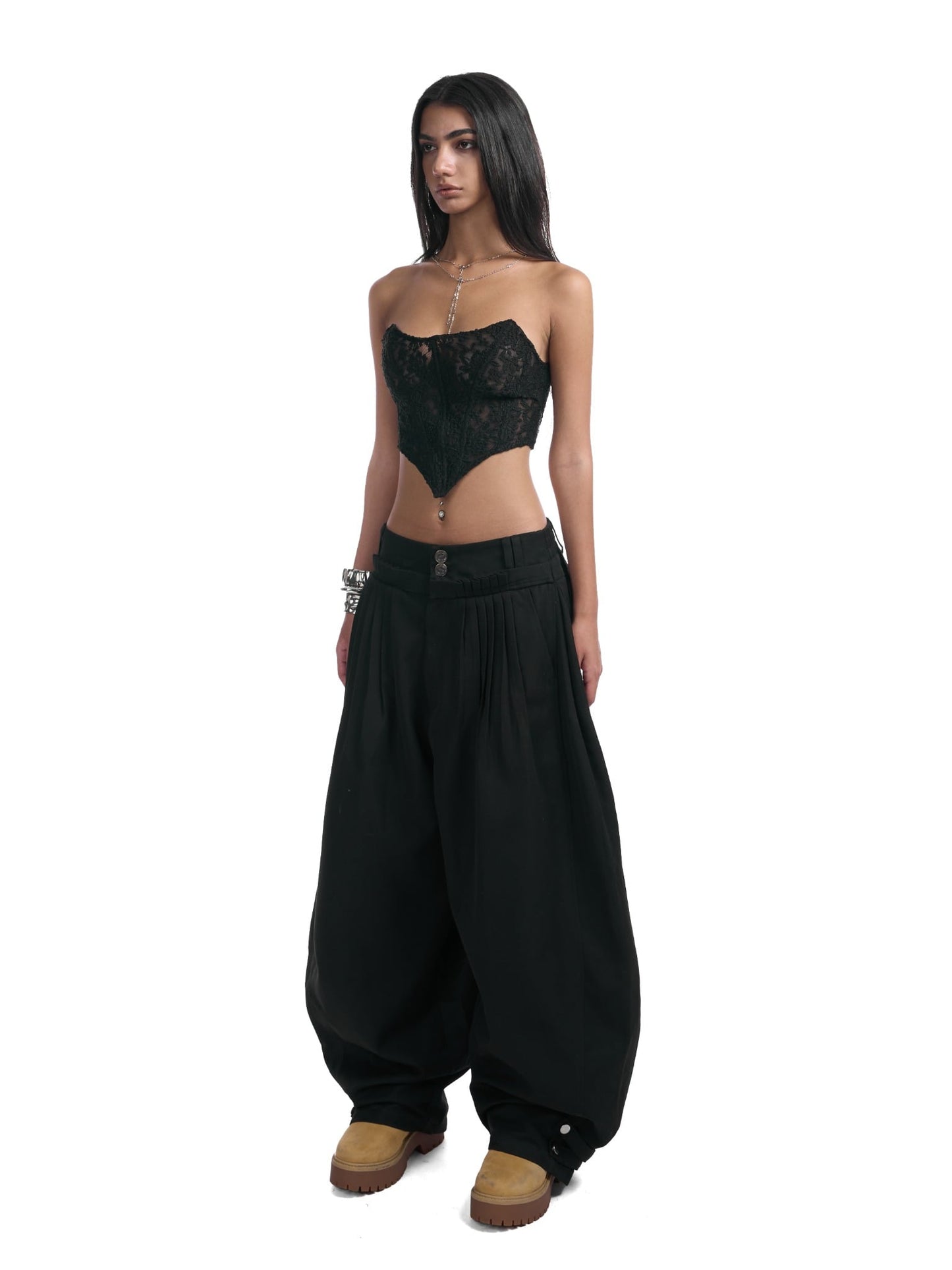 Hades Vandros Khaki Pants - Black