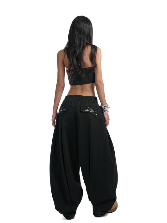 Hades Vandros Khaki Pants - Black