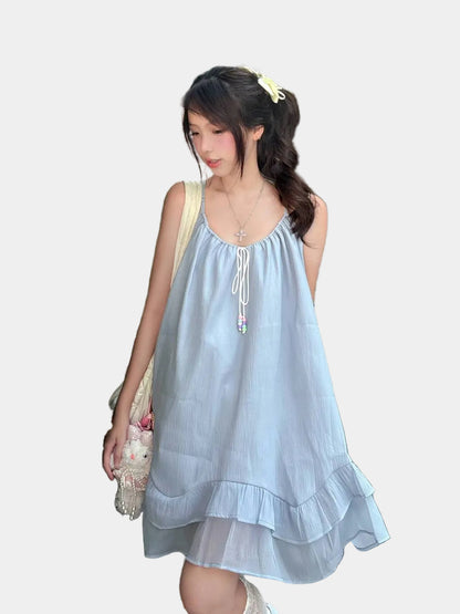 Mieufashionista Babydoll Cami Dress Vier