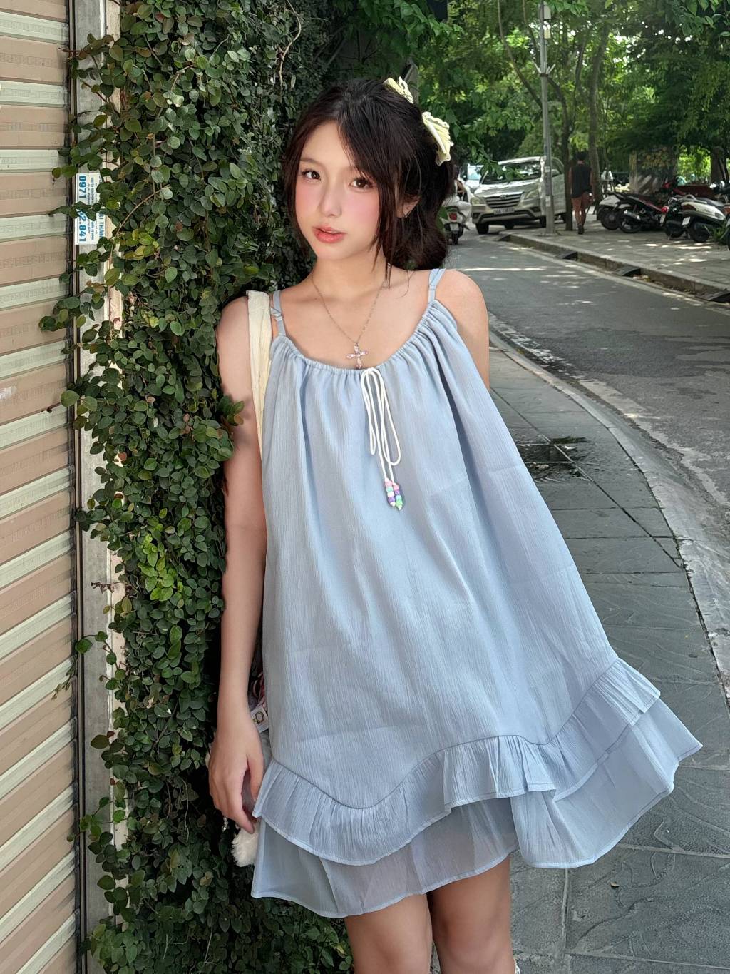 Mieufashionista Babydoll Cami Dress Vier