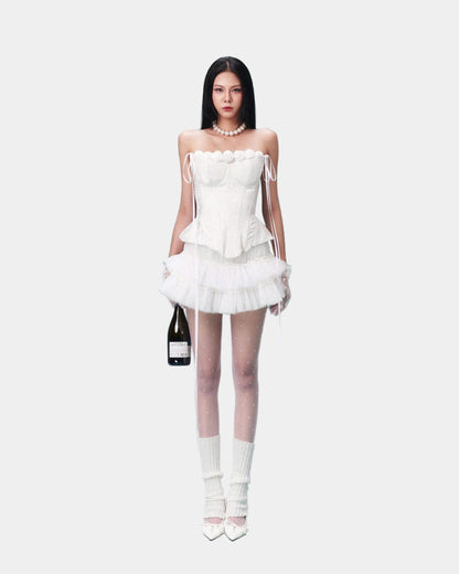 Sodope Club Vow Skirt - White