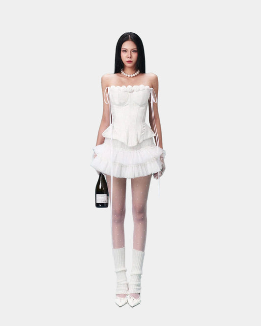 Sodope Club Vow Skirt - White