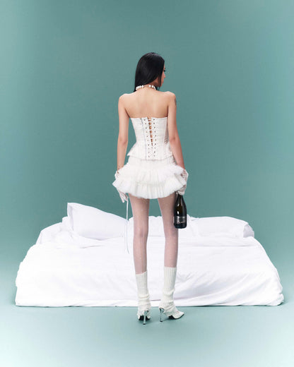 Sodope Club Vow Skirt - White