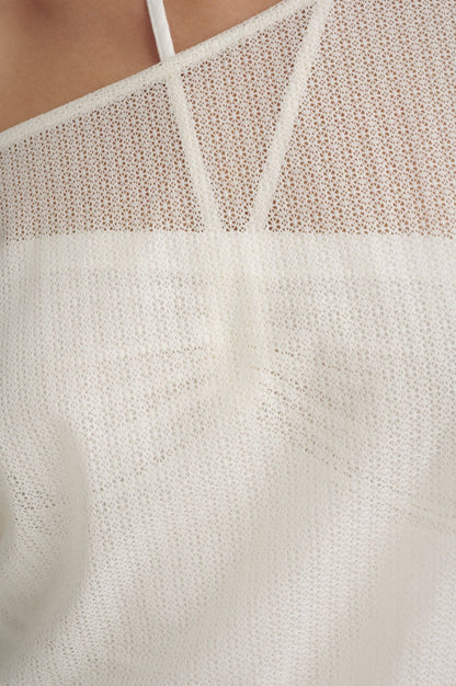 Libe White Asymmetric Top (Pre-order)