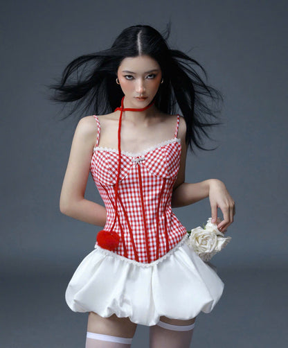 Sodope Club White Pumpskin Skirt (Pre-order)