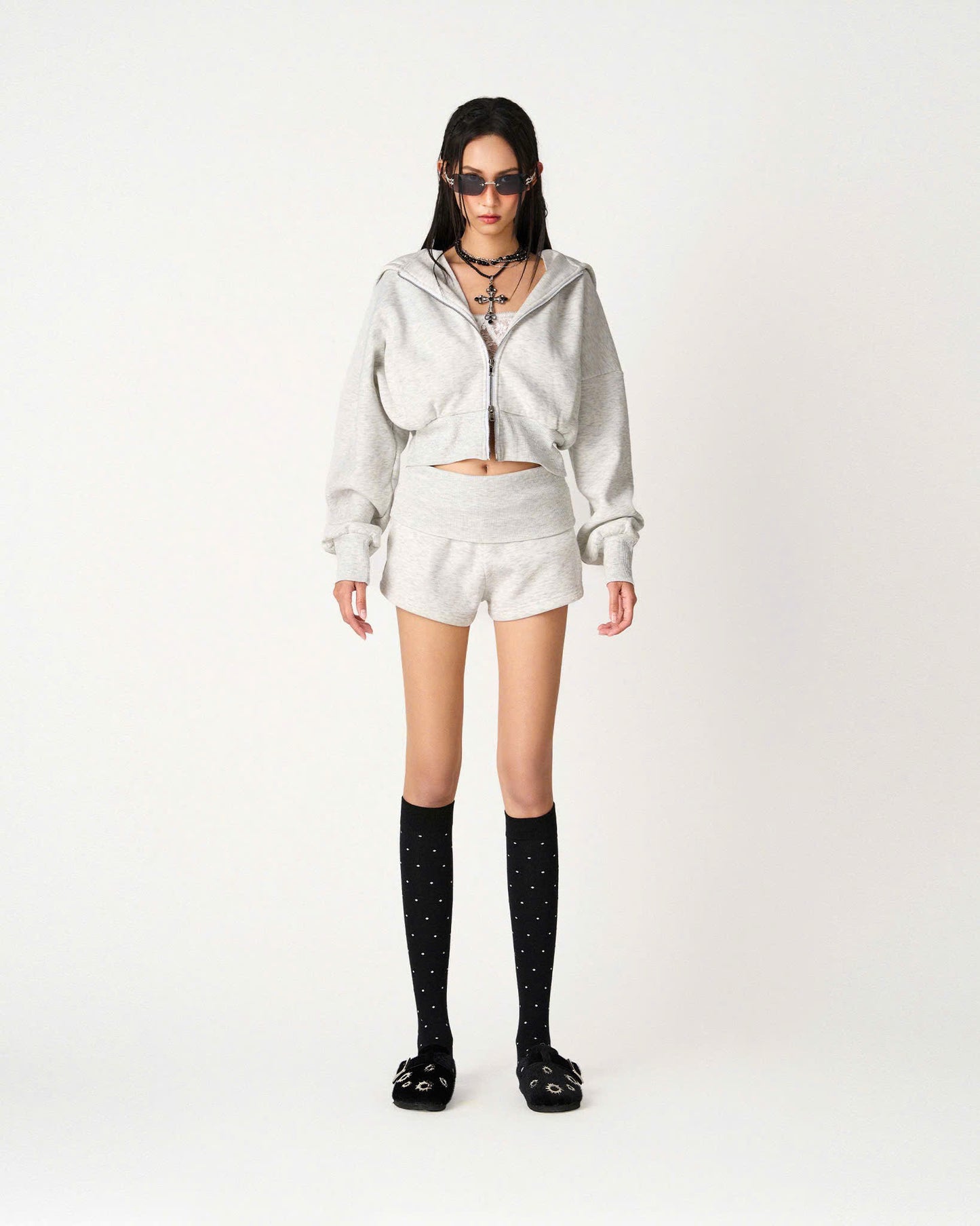 Sodope Club White SDC Boxy Hoodie (Pre-order)