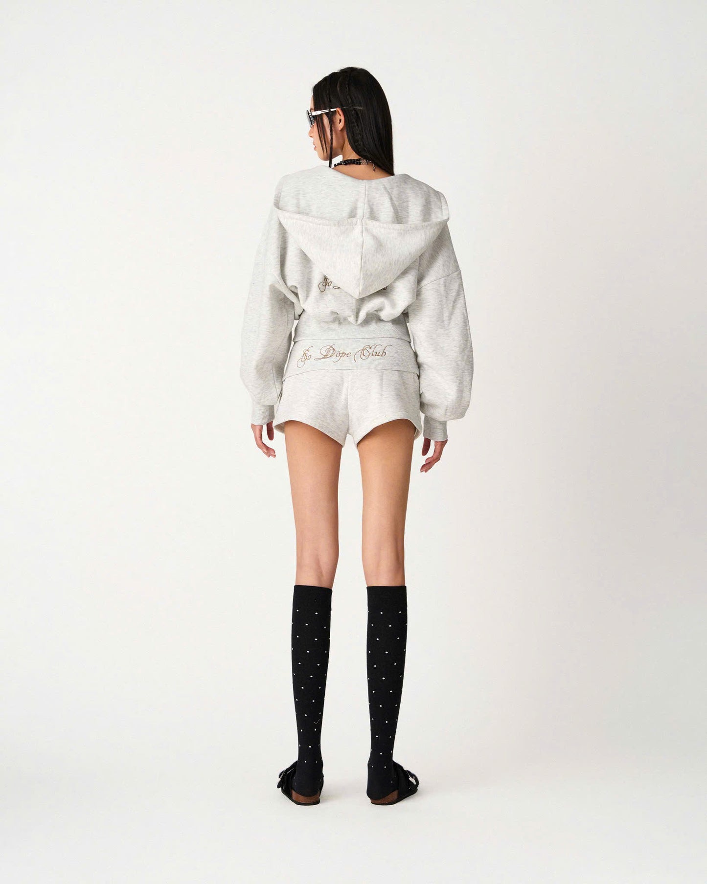 Sodope Club White SDC Boxy Hoodie (Pre-order)