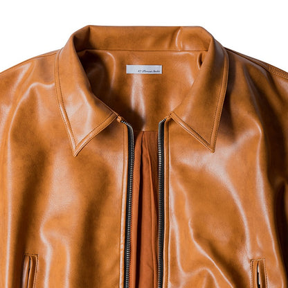 67percent Yankee Leather Jacket