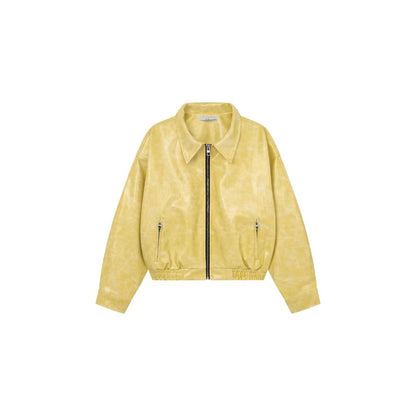 67percent Yankee Leather Jacket
