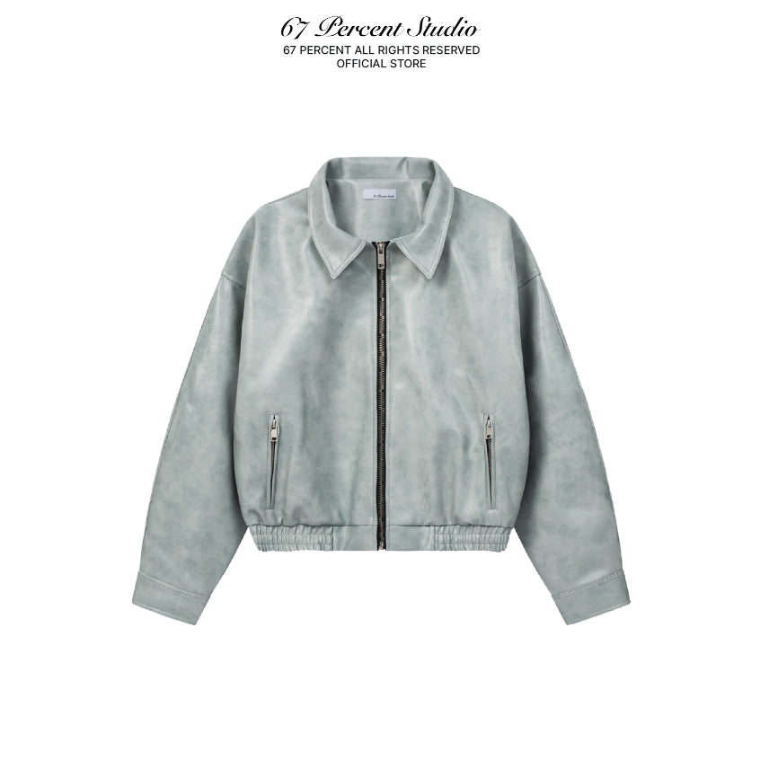67percent Yankee Leather Jacket