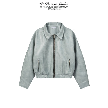 67percent Yankee Leather Jacket