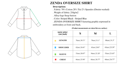 Push Push Zenda Oversize Shirt (Pre-order)