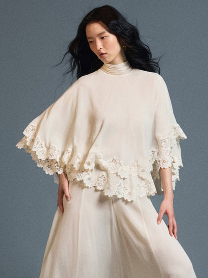 Huong Boutique Zephyr Lace Cape
