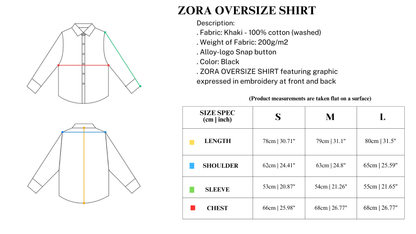 Push Push Zora Oversize Shirt (Pre-order)