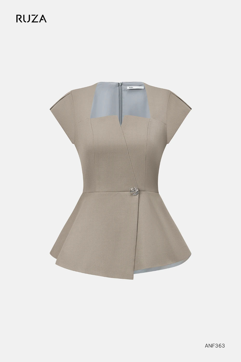 Ruza Basic Short-Sleeve Shirt ANF363