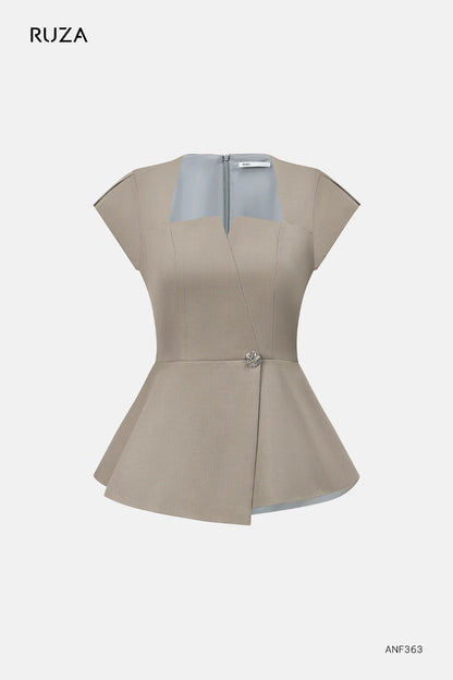 Ruza Basic Short-Sleeve Shirt ANF363