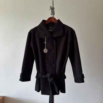Nhabachtuot Oversized Wool Coat With Belt Logo