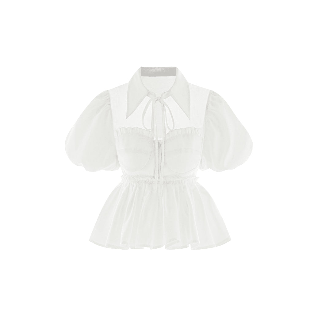 Aiai Studio Aurora Babydoll Top (Pre-order)