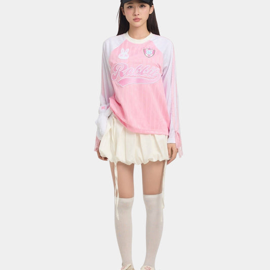Bad Rabbit Club Fraise Rabbit Jersey Tee