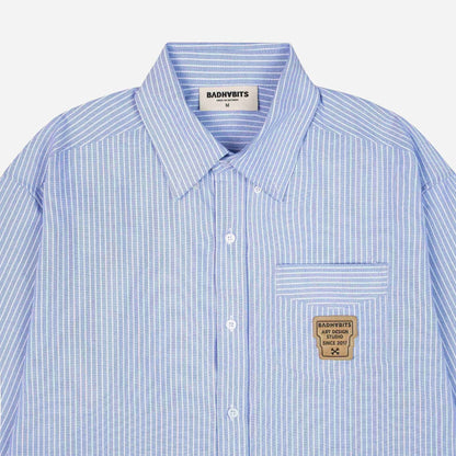 Bad Habits Too Blue Flannel Shirt