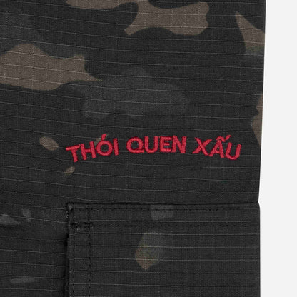 Bad Habits Army Cargo Shorts