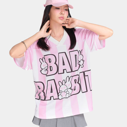Bad Rabbit Club Baby Pink Jersey Tee