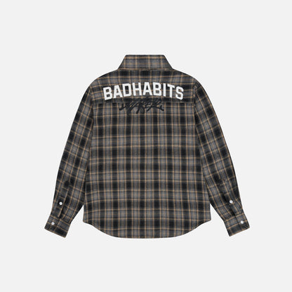 Bad Habits Too Good Flannel Shirt
