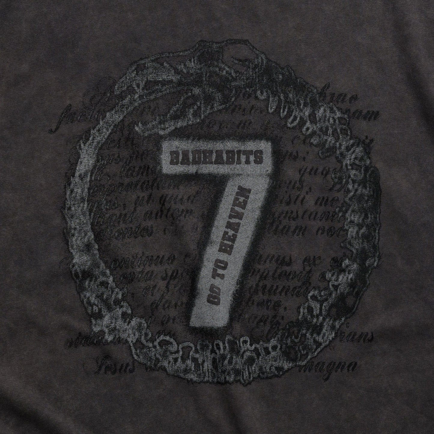 Bad Habits Sins Boxy Tee