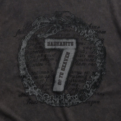 Bad Habits Sins Boxy Tee