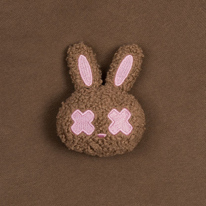 Bad Rabbit Club Rabbit Logo Zip Hoodie