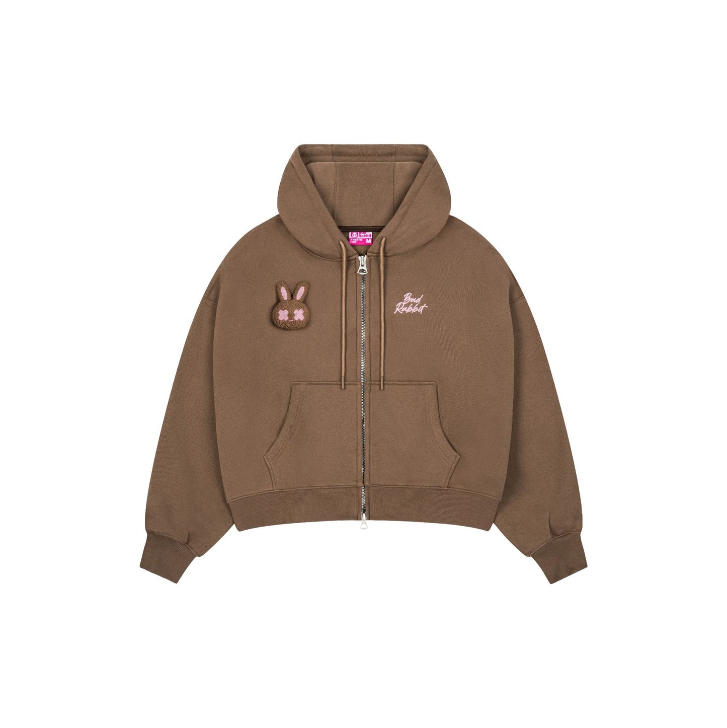 Bad Rabbit Club Rabbit Logo Zip Hoodie