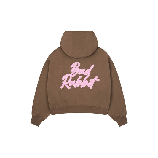 Bad Rabbit Club Rabbit Logo Zip Hoodie