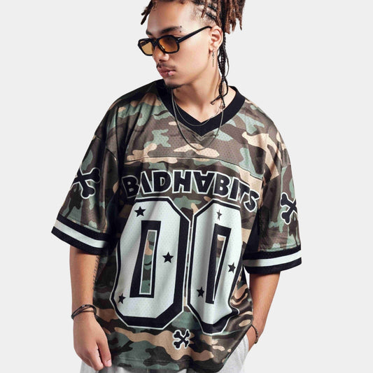 Bad Habits Camo Double Zero Jersey