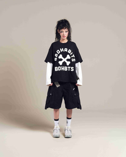 Bad Habits Front Boxy Tee