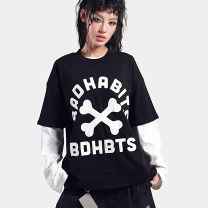 Bad Habits Front Boxy Tee