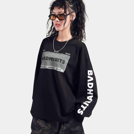 Bad Habits Brick Long Sleeve Tee
