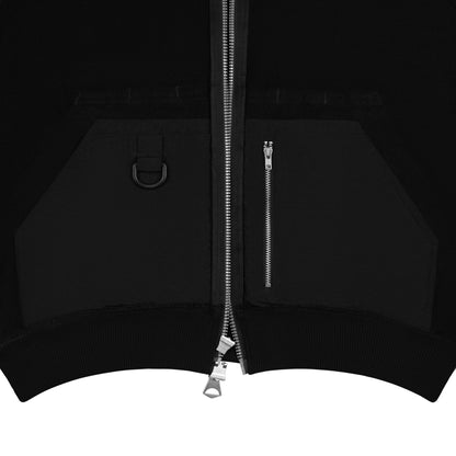 Bad Habits S-On The Go Zip Hoodie - Black