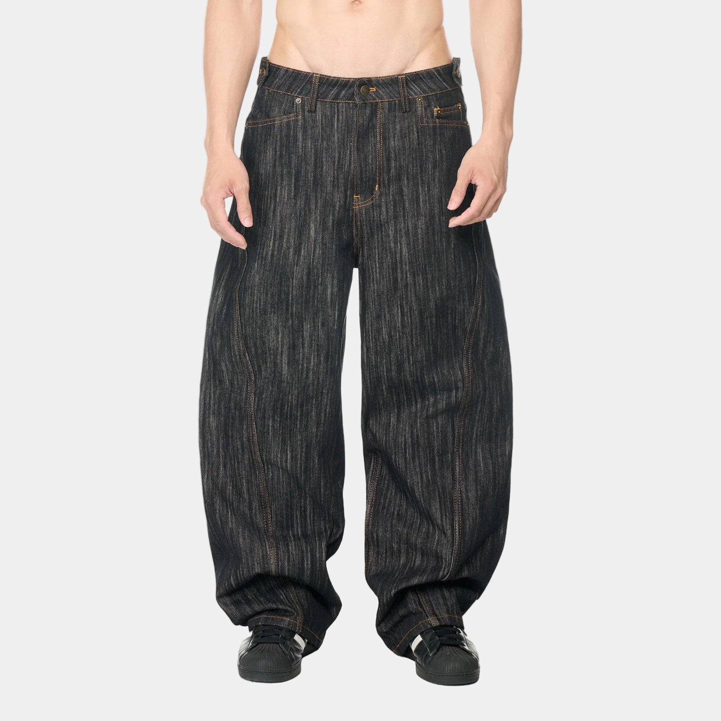 Push Push Pp Catscratch Denim - Black