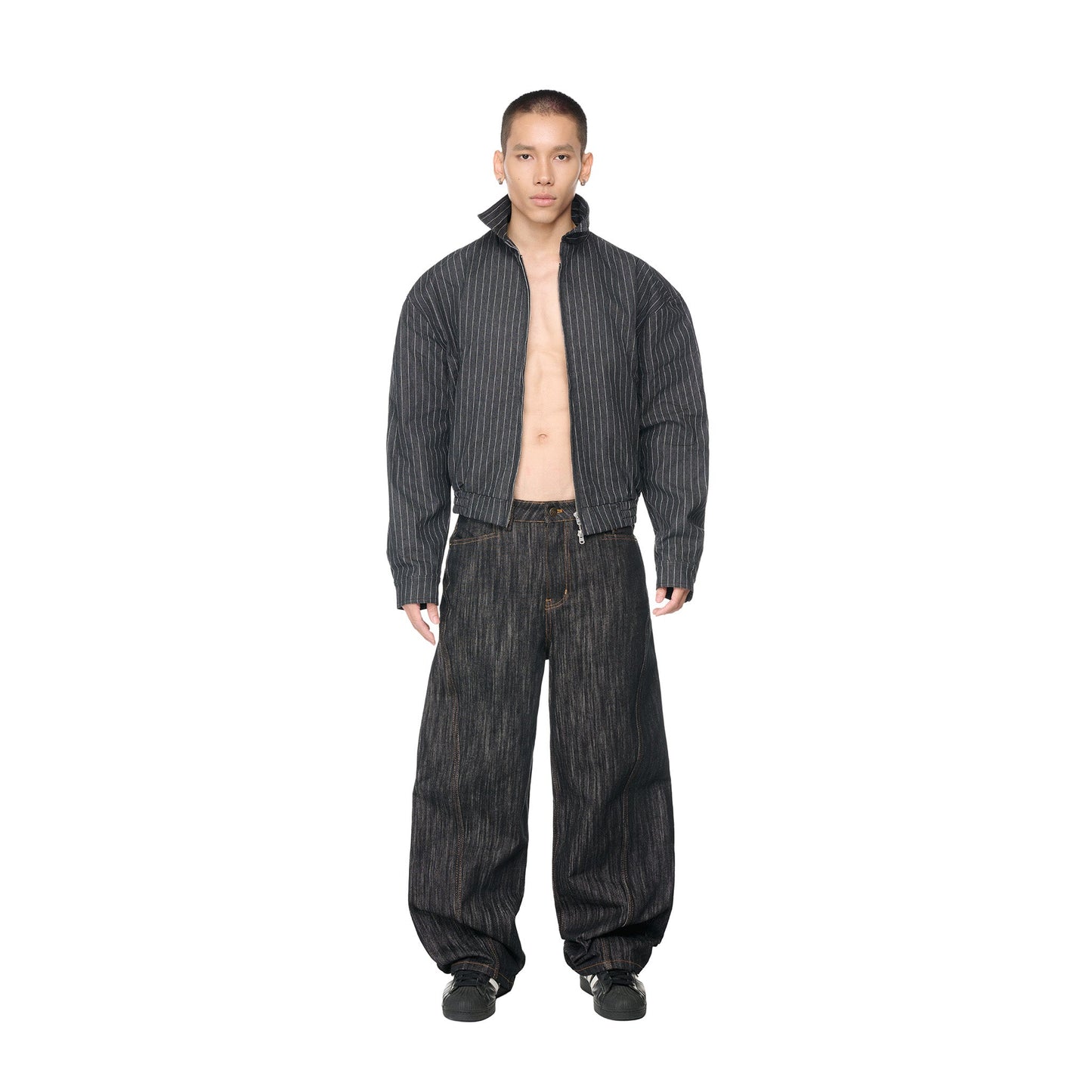 Push Push Pp Catscratch Denim - Black