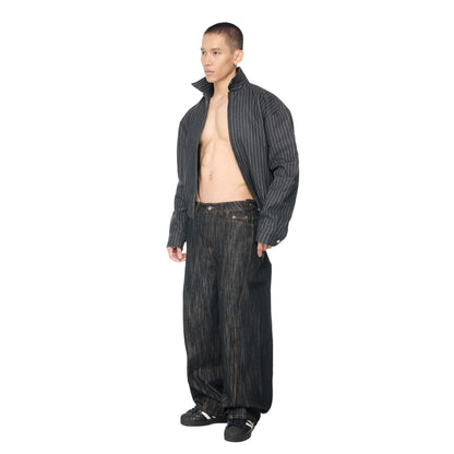 Push Push Pp Catscratch Denim - Black