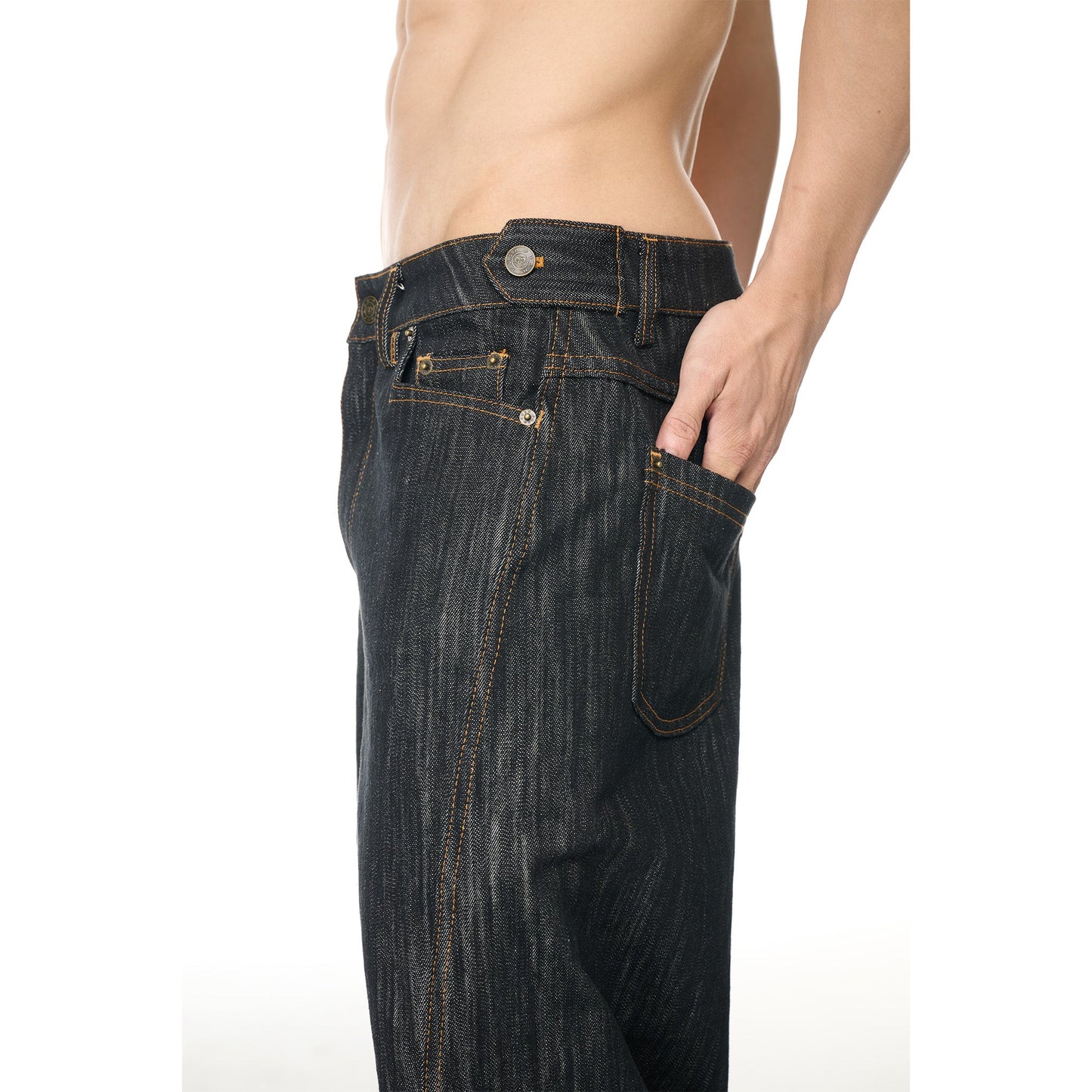 Push Push Pp Catscratch Denim - Black