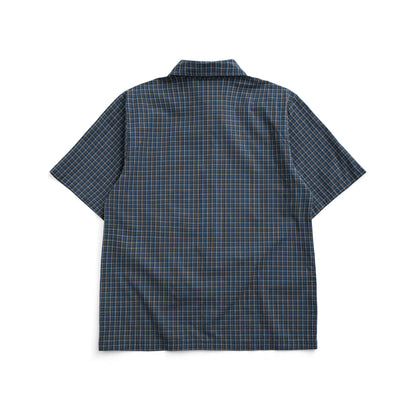 Push Push Pp Nik Shirt - Steel Blue Check