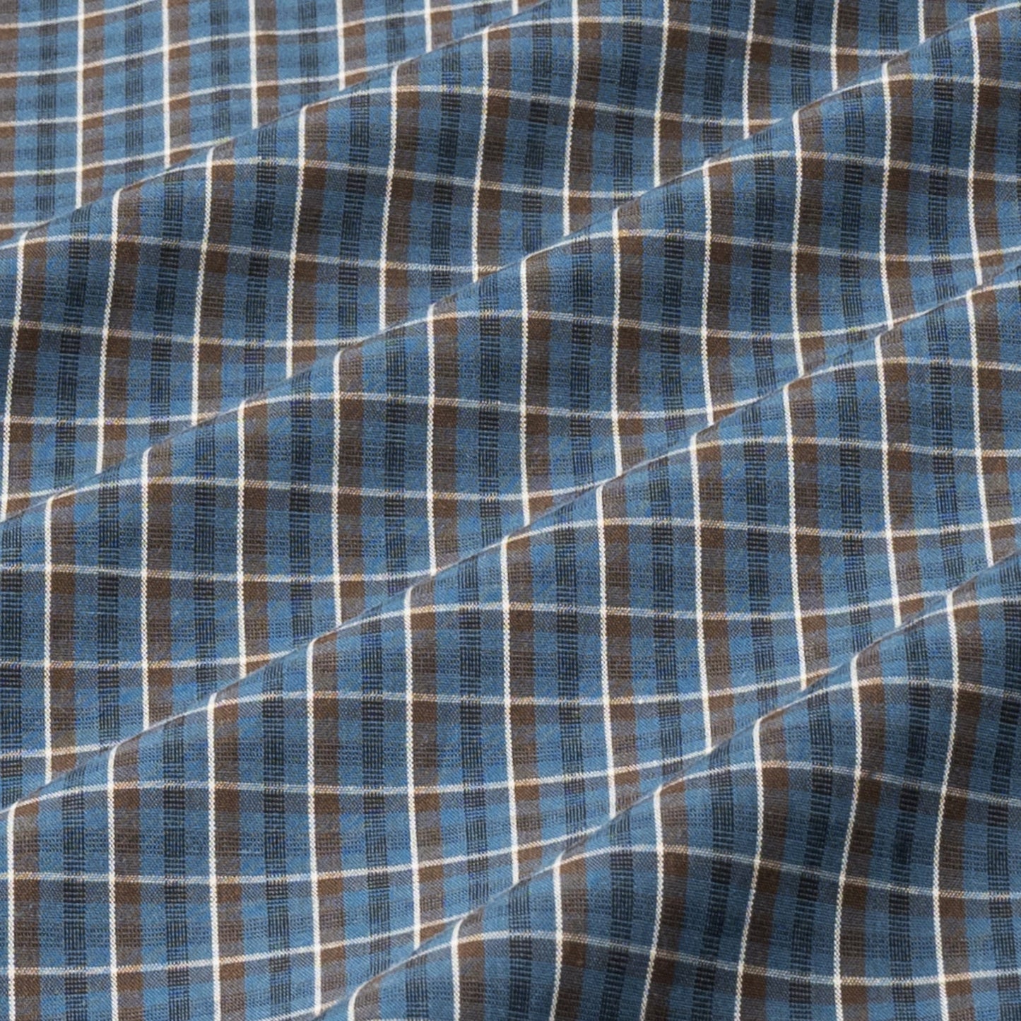 Push Push Pp Nik Shirt - Steel Blue Check