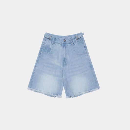 Bad Rabbit Club Buddy Baggy Jean Shorts