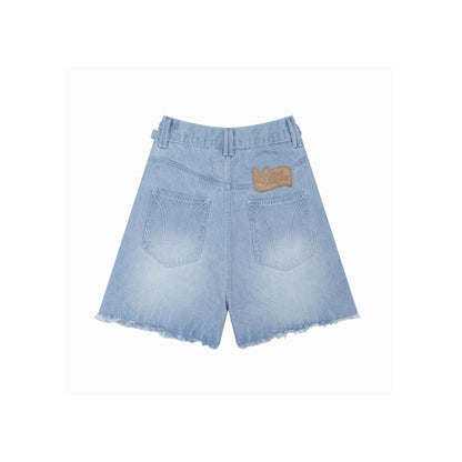 Bad Rabbit Club Buddy Baggy Jean Shorts