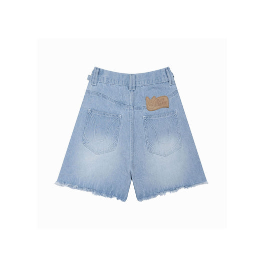 Bad Rabbit Club Buddy Baggy Jean Shorts