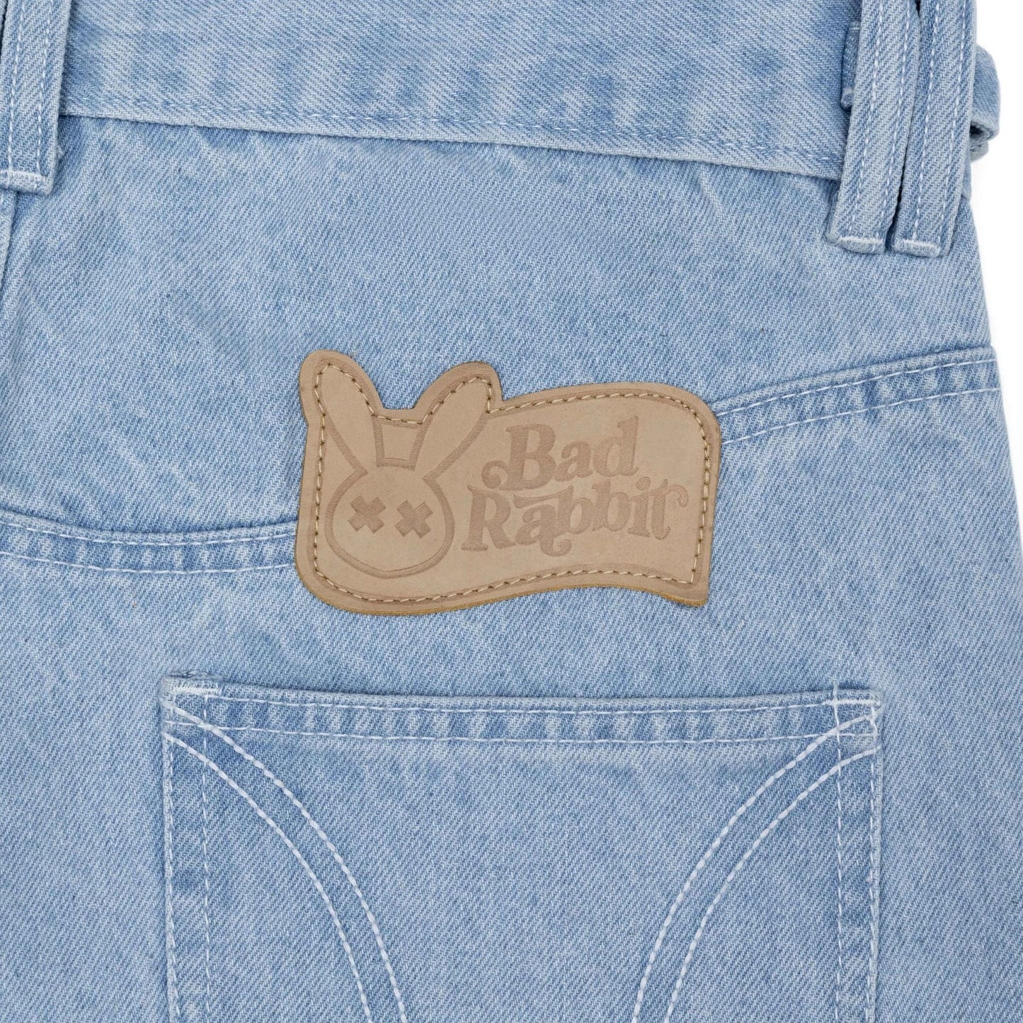 Bad Rabbit Club Buddy Baggy Jean Shorts