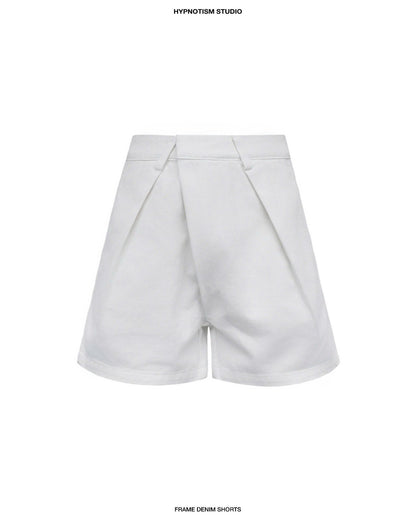 Hypnotism Frame Denim Shorts
